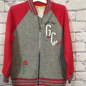 Girls "Brave Girls Club" Varsity Jacket 6-6X